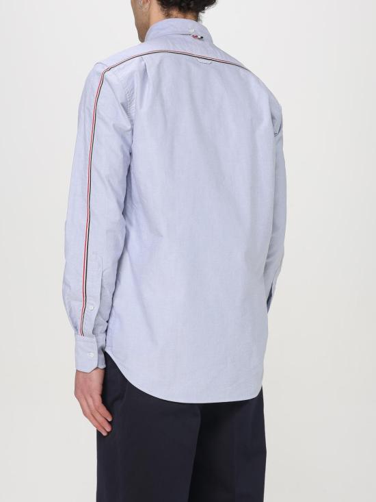 25FW 톰브라운 긴팔 셔츠 MWL413AF0313 480 Gnawed Blue - THOM BROWNE