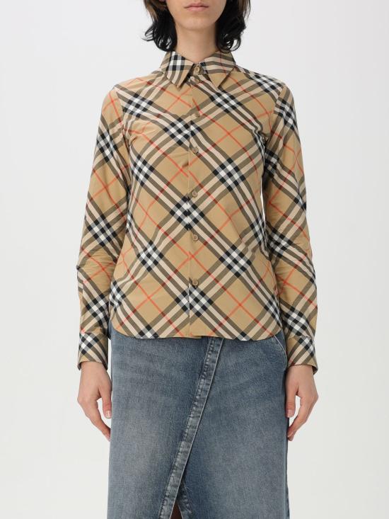 25SS 버버리 체크 셔츠  8106163 Nude