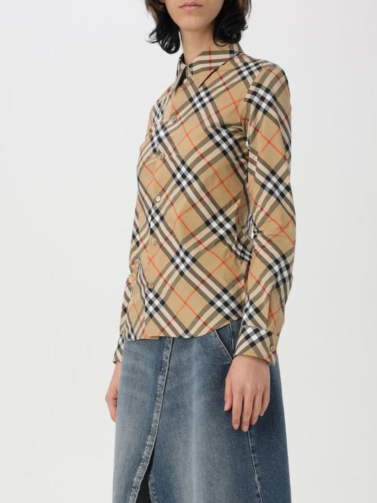 25SS 버버리 체크 셔츠  8106163 Nude - BURBERRY