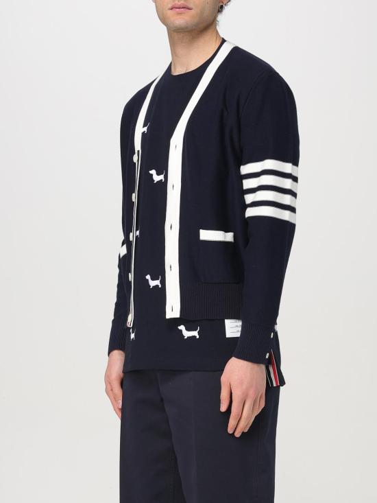 25SS 톰브라운 스웨터 MKC582AY3006 415 Blue - THOM BROWNE