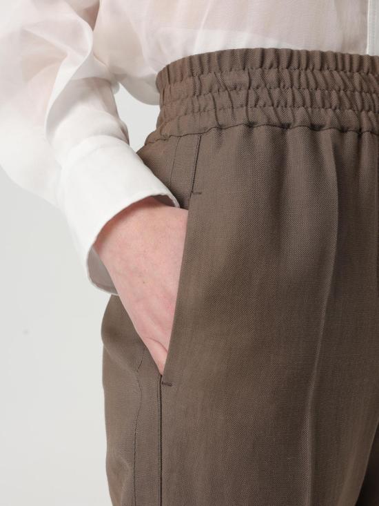25FW 브루넬로 쿠치넬리 팬츠 MH126P7197 C2925 Brown - BRUNELLO CUCINELLI
