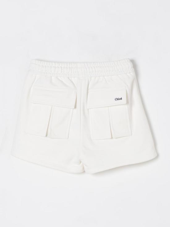 25FW [키즈] 끌로에 쇼츠/버뮤다 C20464 117 White - CHLOE