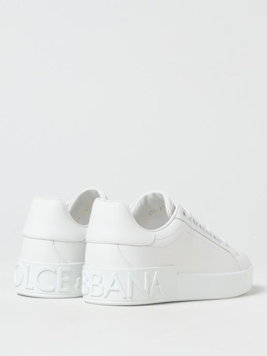 26SS 돌체앤가바나 카프스킨 포르토피노 스니커즈 CK1544A1065 80001 White - DOLCE & GABBANA