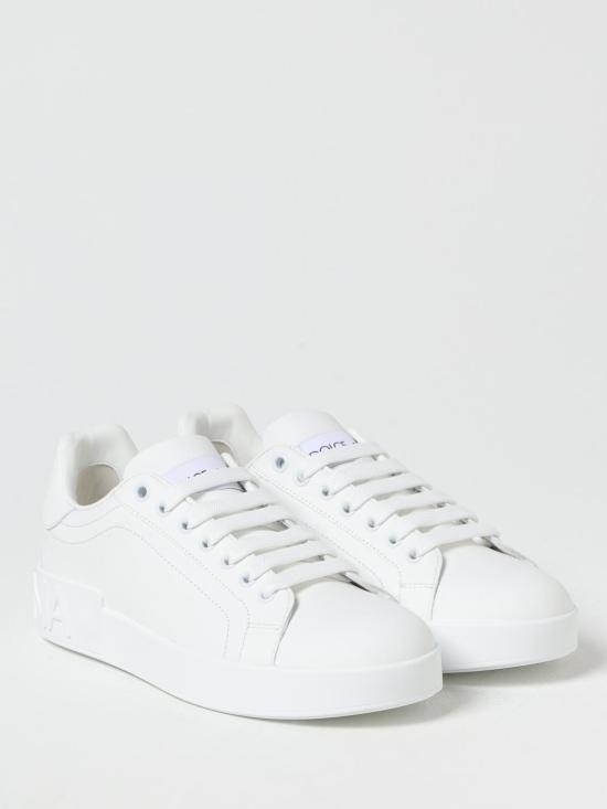 26SS 돌체앤가바나 카프스킨 포르토피노 스니커즈 CK1544A1065 80001 White - DOLCE & GABBANA