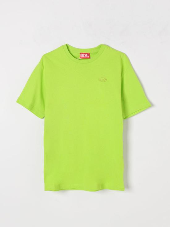 25FW [키즈] 디젤 티셔츠 J022760HGAM K589 Green