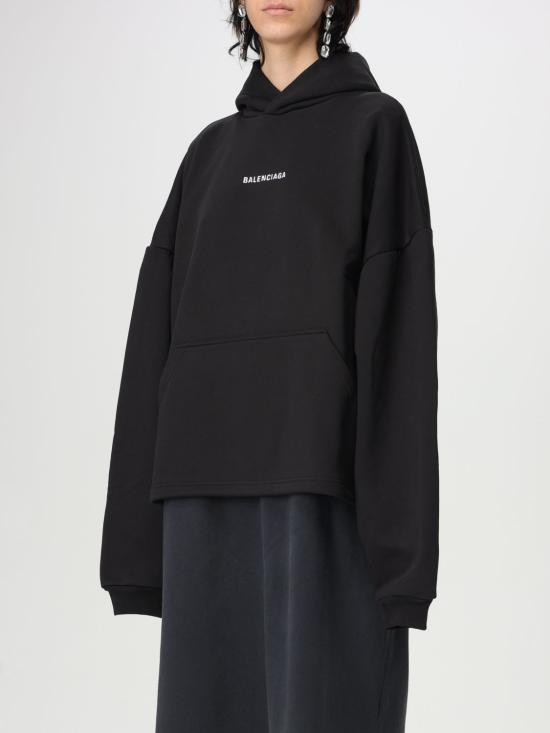 25SS 발렌시아가 스웨터 818433TRVJ3 1070 Black - BALENCIAGA