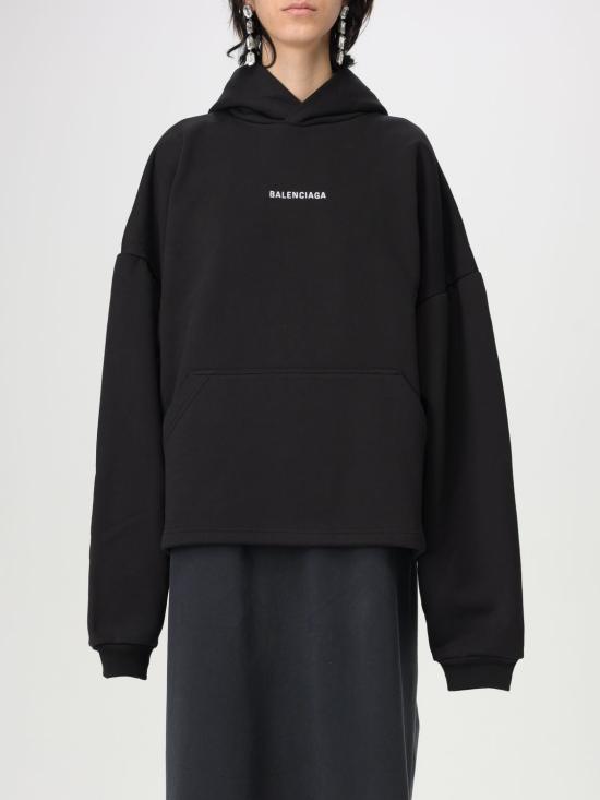 25SS 발렌시아가 스웨터 818433TRVJ3 1070 Black