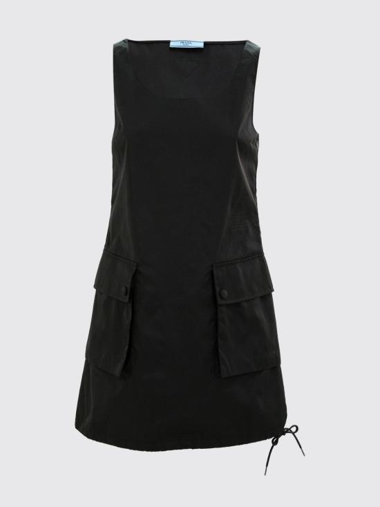 25SS 프라다 숏 원피스 2307321WQ8 F0002 Black