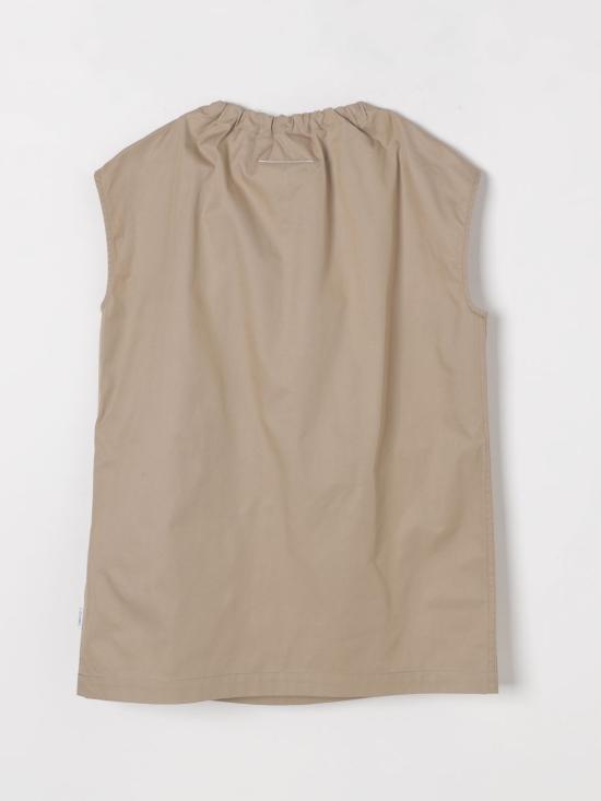 25FW [키즈] MM6 메종마르지엘라 원피스 M60756MM05D M6709 Beige - MM6 MAISON MARGIELA