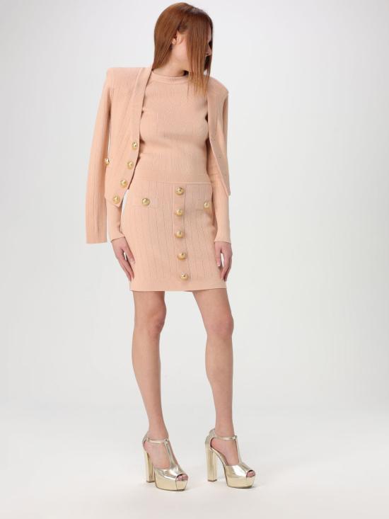 25FW 발망 가디건 DF1KL007KB07 0LB Pink - BALMAIN