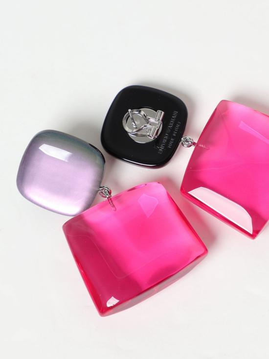 25FW 엠포리오 아르마니 이어링 EW001794AF15481 UA036 Pink - EMPORIO ARMANI
