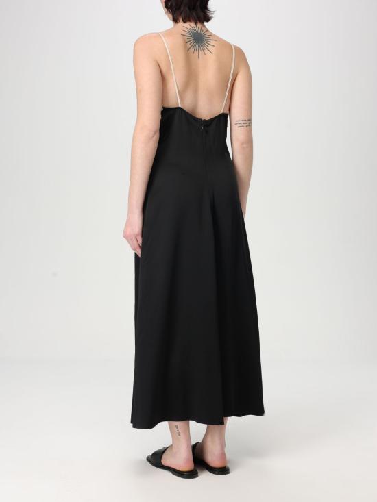 25SS 질샌더 롱 원피스 J02CT0468J76018 001 Black - JIL SANDER