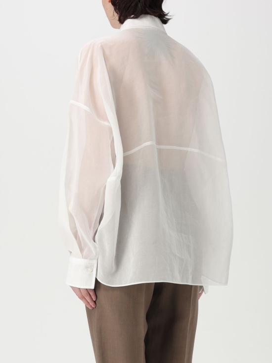 25SS 브루넬로 쿠치넬리 블라우스 MH911RA905 C100 Blue - BRUNELLO CUCINELLI