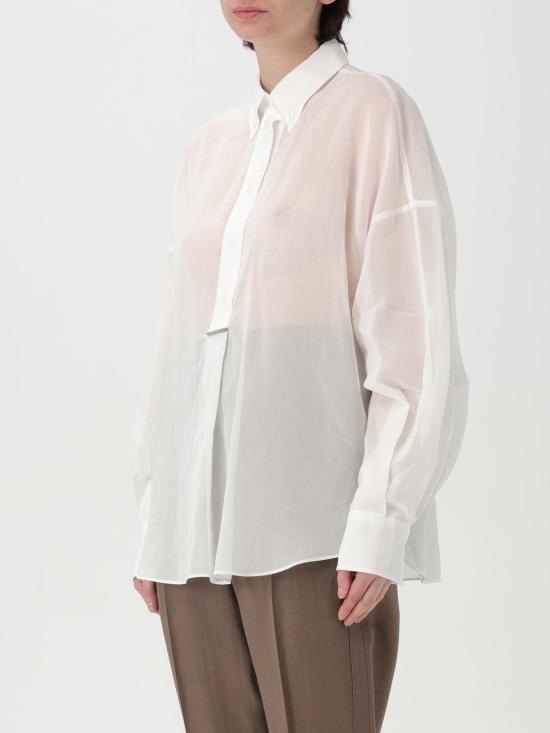 25SS 브루넬로 쿠치넬리 블라우스 MH911RA905 C100 Blue - BRUNELLO CUCINELLI