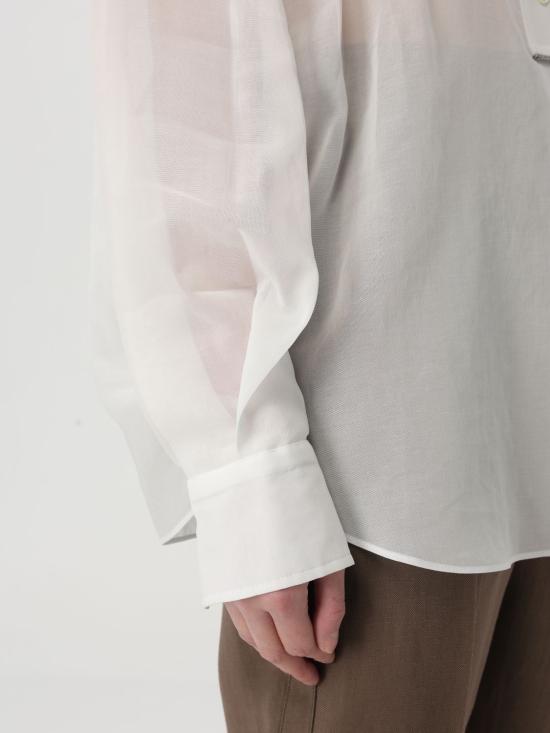 25SS 브루넬로 쿠치넬리 블라우스 MH911RA905 C100 Blue - BRUNELLO CUCINELLI