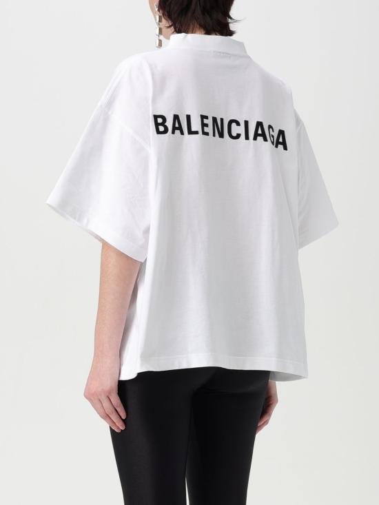 25SS 발렌시아가 반팔 티셔츠 818431TPVK1 9040 White - BALENCIAGA