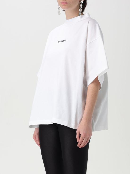 25SS 발렌시아가 반팔 티셔츠 818431TPVK1 9040 White - BALENCIAGA