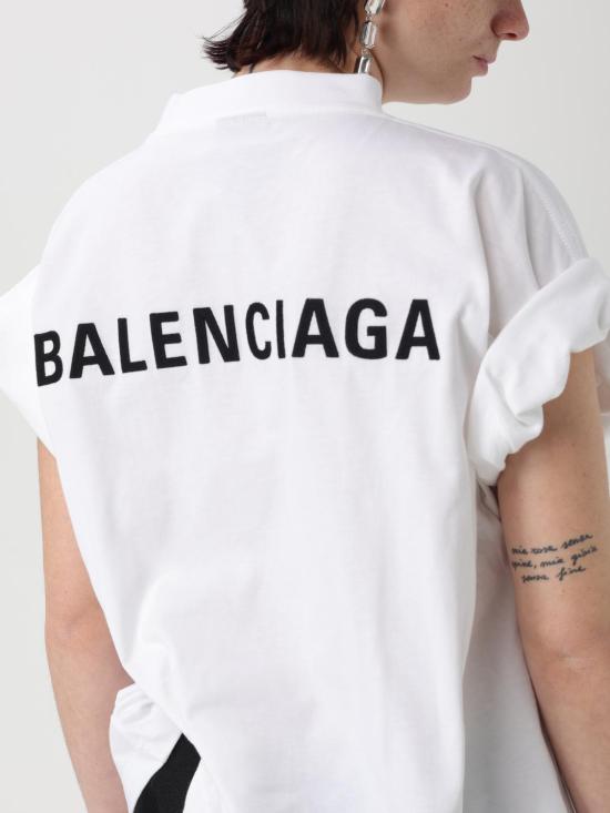 25SS 발렌시아가 반팔 티셔츠 818431TPVK1 9040 White - BALENCIAGA