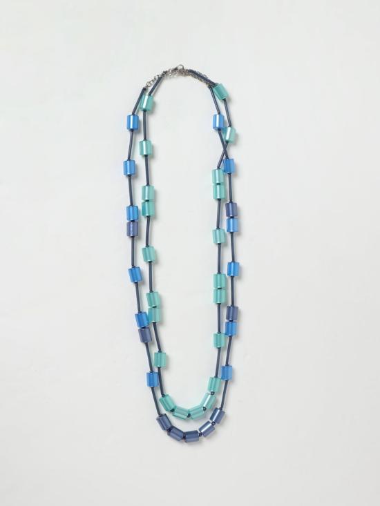 25SS 엠포리오 아르마니 목걸이/팬던트 EW001797AF15490 M9050 Gnawed Blue