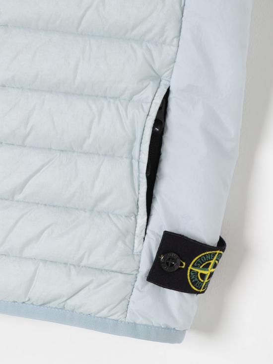 25FW [키즈] 스톤 아일랜드 베스트 G100002S0024 V0041 Gnawed Blue - STONE ISLAND