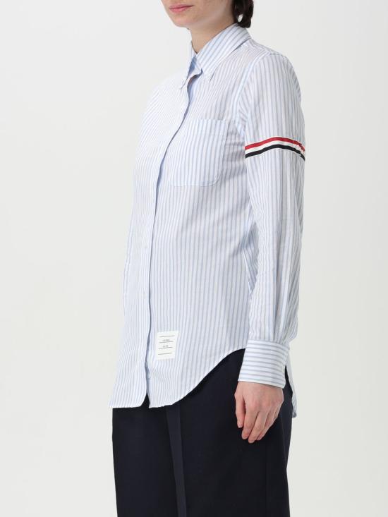 25SS 톰브라운 블라우스 FLL005OF0810 480 Blue - THOM BROWNE
