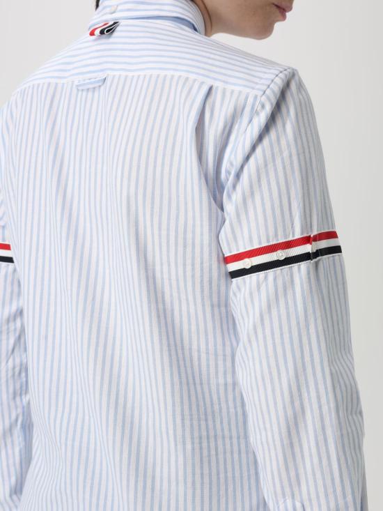 25SS 톰브라운 블라우스 FLL005OF0810 480 Blue - THOM BROWNE