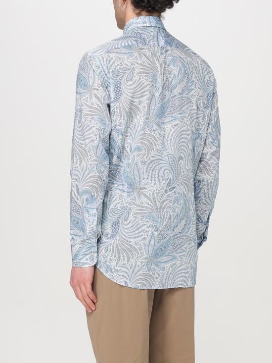 25SS 에트로 긴팔 셔츠 MRIB000199SA5F1 X0880 Gnawed Blue - ETRO