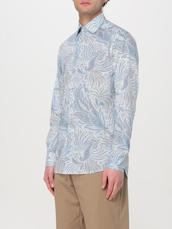 25SS 에트로 긴팔 셔츠 MRIB000199SA5F1 X0880 Gnawed Blue - ETRO