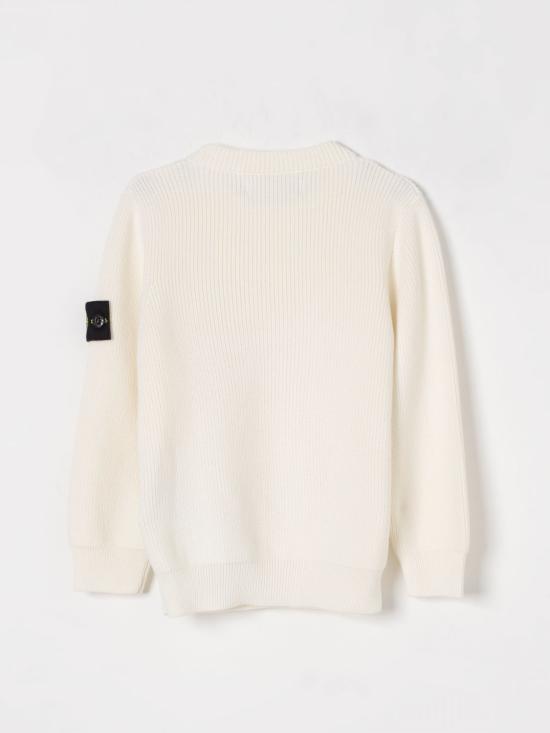 25FW [키즈] 스톤 아일랜드 풀오버 5100004S00D8 V0001 White - STONE ISLAND