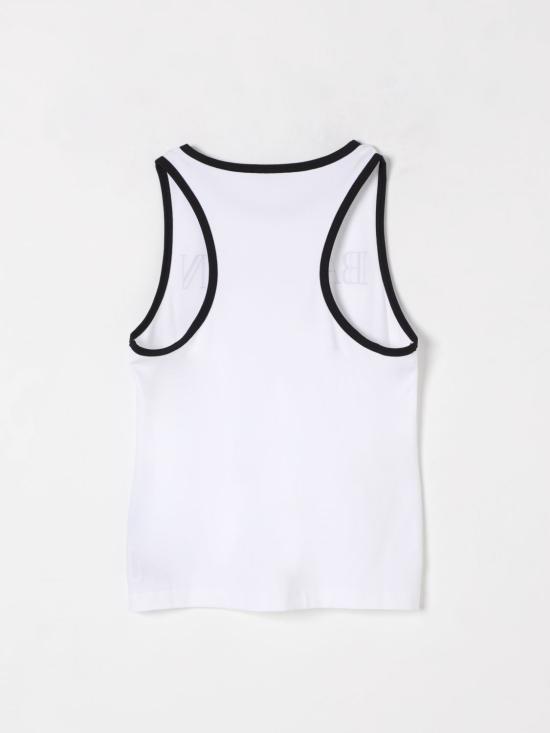 25FW [키즈] 발망 티셔츠 BW8B32Z2389 100NE White - BALMAIN