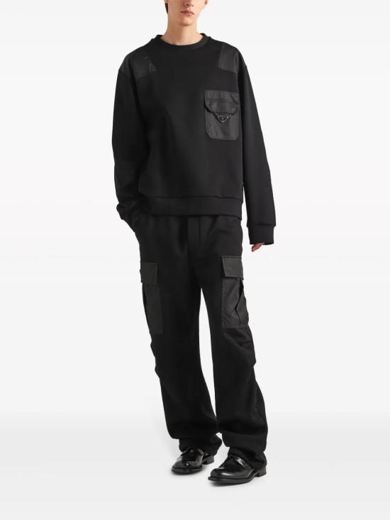  프라다 긴팔 티셔츠 UJL35BSOOO11JE black - PRADA