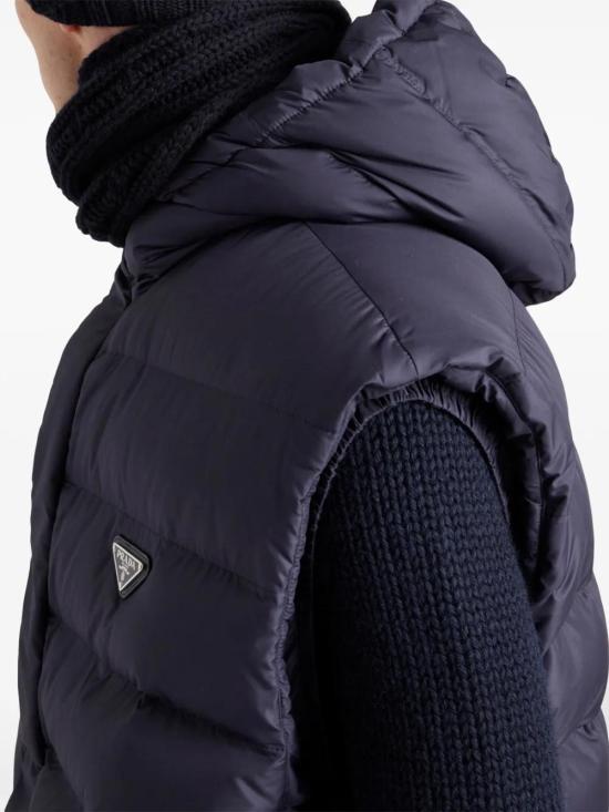  프라다 베스트 SGC678SOOO13IL navy - PRADA