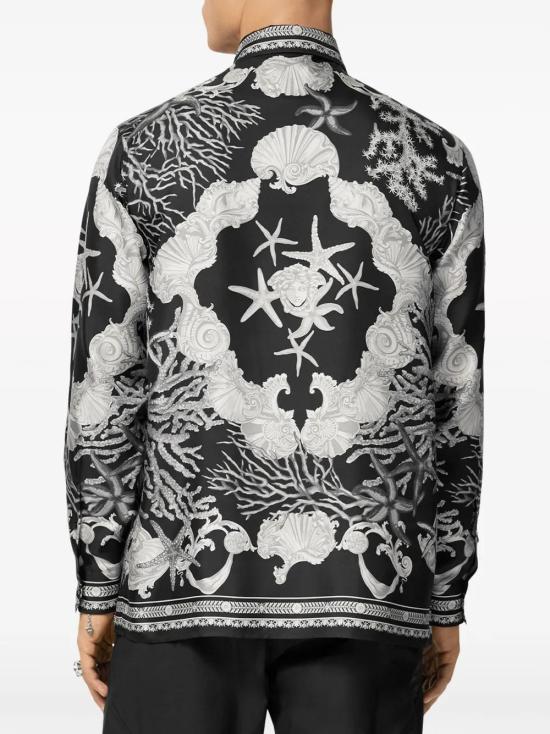  베르사체 긴팔 셔츠 10121411A11093 black - VERSACE