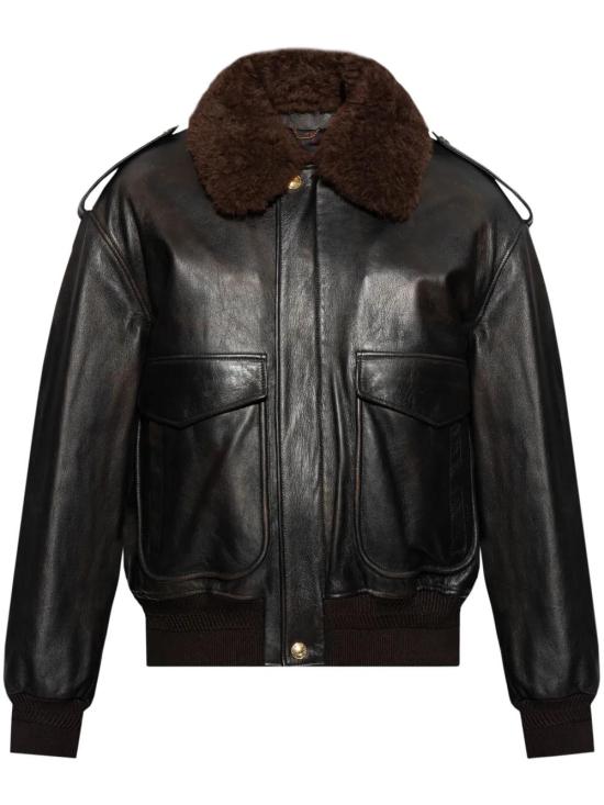  베르사체 가죽 자켓 10167301A11851