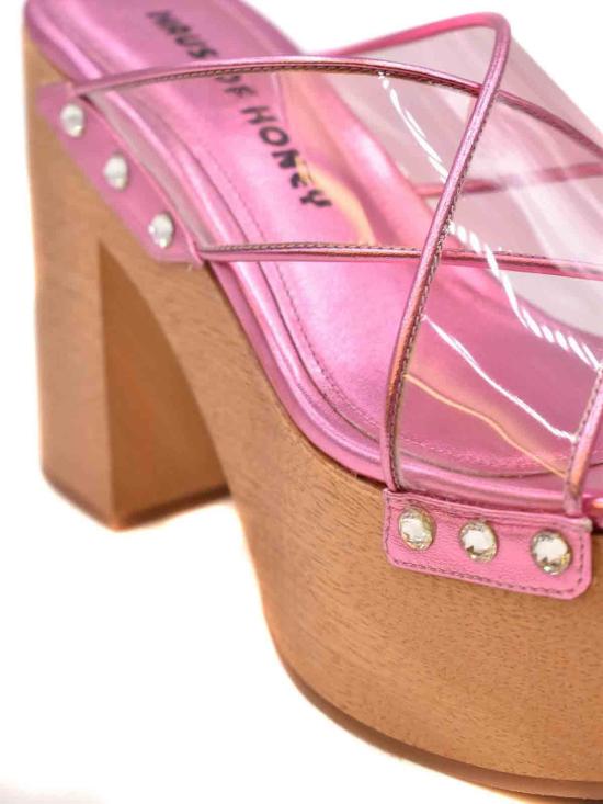  하우스 오브 허니 뮬/슬리퍼 HW295CANDY Fuchsia - HAUS OF HONEY