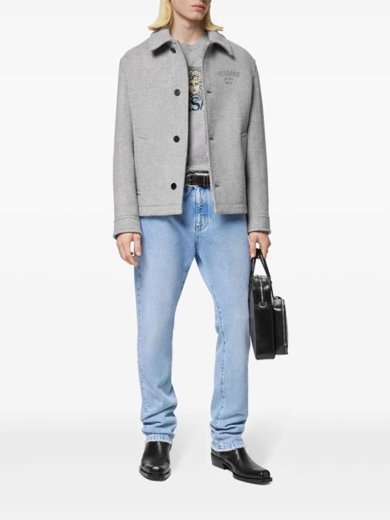  베르사체 반팔 티셔츠 10142261A10088 grey - VERSACE