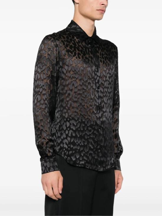  베르사체 긴팔 셔츠 10173971A12375 black - VERSACE