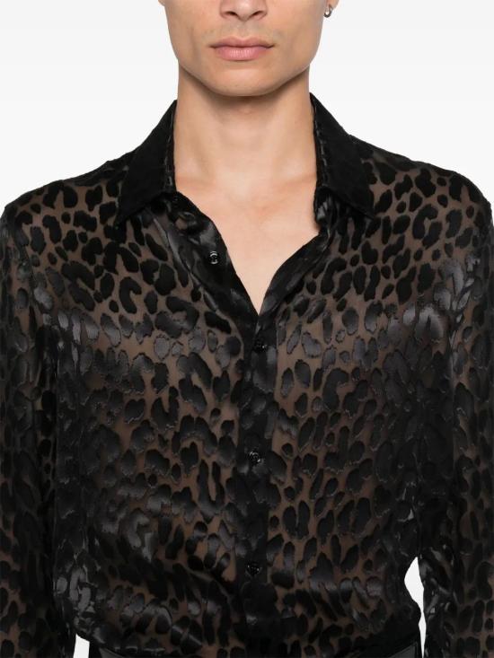  베르사체 긴팔 셔츠 10173971A12375 black - VERSACE