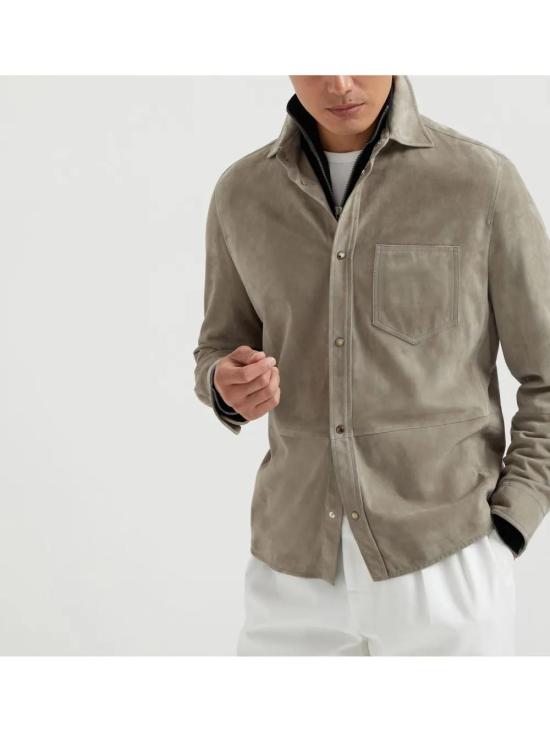  브루넬로 쿠치넬리 긴팔 셔츠 MPCLN2039C8087 - BRUNELLO CUCINELLI