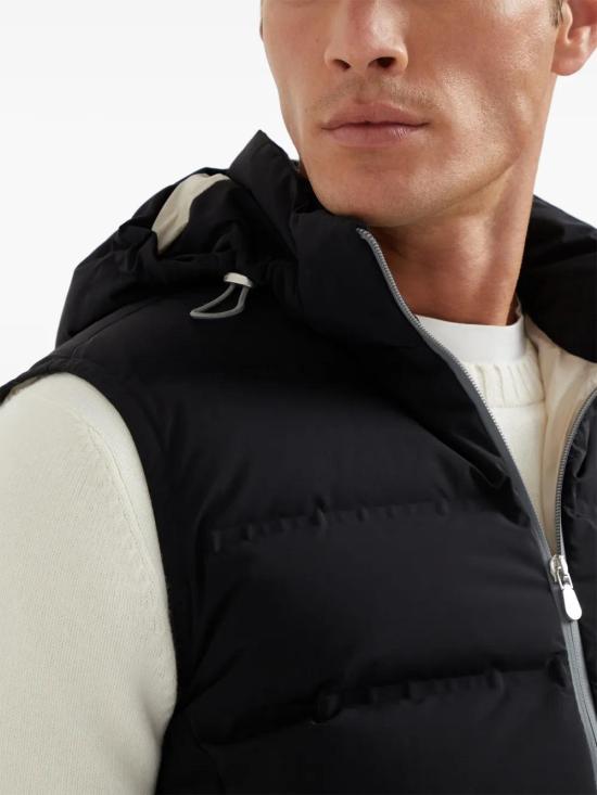  브루넬로 쿠치넬리 베스트 MM4911995CQD26 black - BRUNELLO CUCINELLI