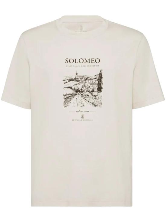  브루넬로 쿠치넬리 반팔 티셔츠 M0B138454C2832