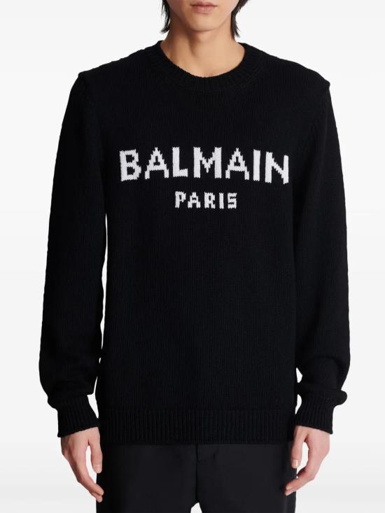  발망 스웨터 DH1KD000KG97 black - BALMAIN