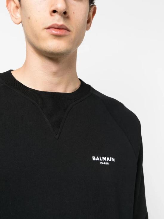  발망 긴팔 티셔츠 CH1JQ005BB04 black - BALMAIN