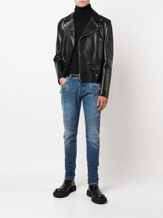  발망 데님 팬츠 YH1MG005DB68 - BALMAIN