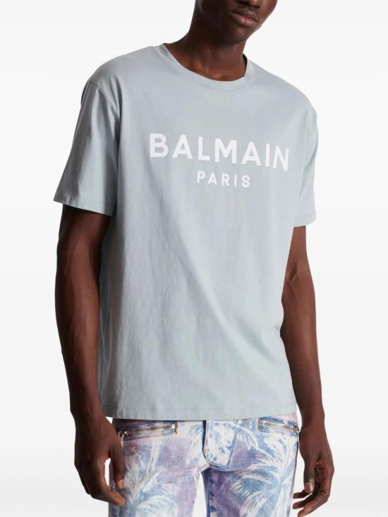  발망 반팔 티셔츠 DH1EG000BB73 grey - BALMAIN