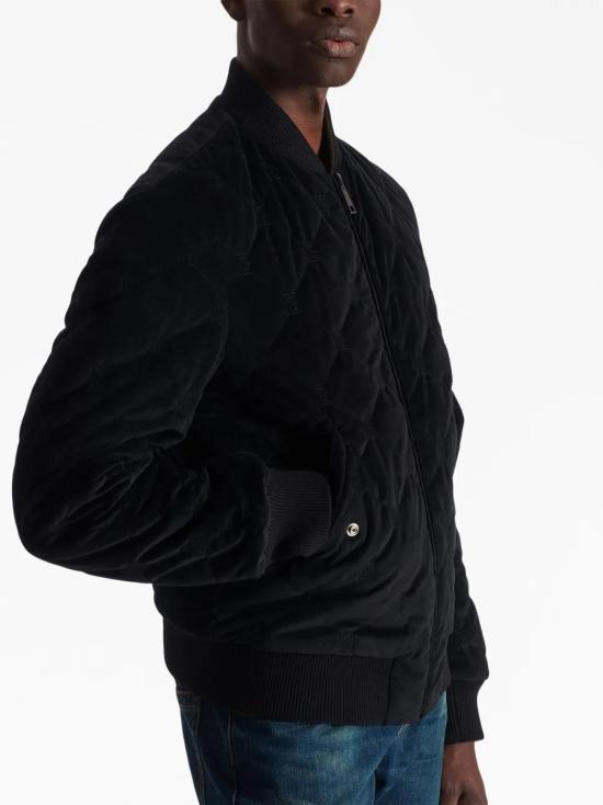  발망 봄버 자켓 BH0TF505XH63 coffee - BALMAIN