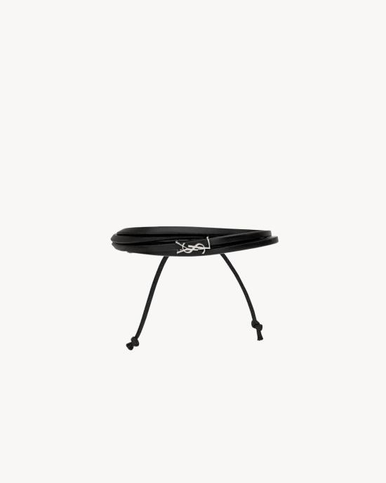 25SS 생로랑 브레이슬릿 820441AAEKE BLACK