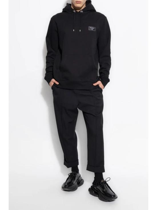  발망 후드 티셔츠 EH1JT047BC91 black - BALMAIN