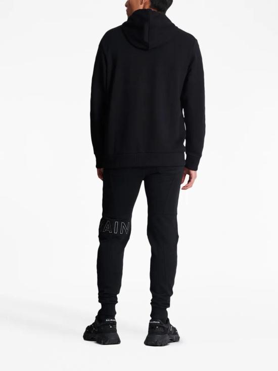  발망 후드 티셔츠 CH1JT046BC22 black - BALMAIN