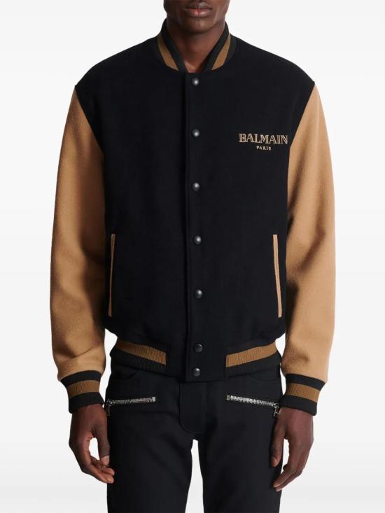  발망 봄버 자켓 DH0TF612WB50EMS black - BALMAIN